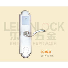 High Class Zinc Alloy Material Digital Type Card Door Lock With Level Handle, Hotel Lock